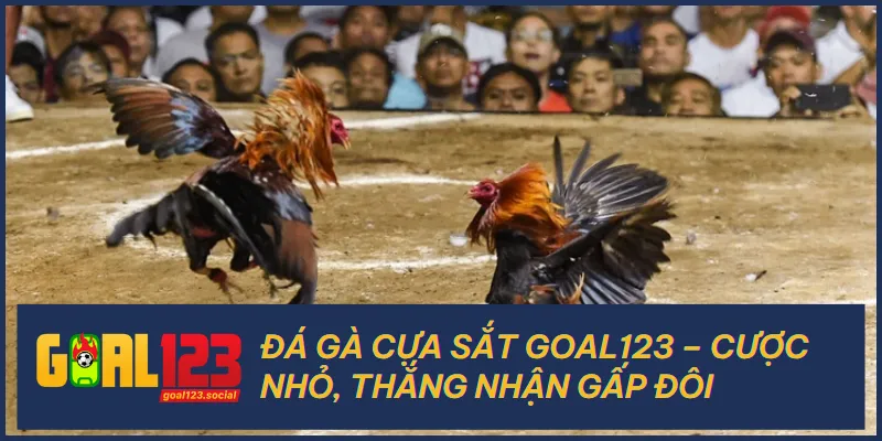 Đá Gà Cựa Sắt Goal123 – Cược Nhỏ, Thắng Nhận Gấp Đôi