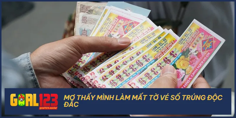 Bản thân làm mất tờ vé số trong giấc mơ là một lời nhắc nhở về công việc